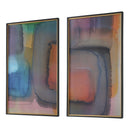 R45105 Prismatic Painting Framed Prints