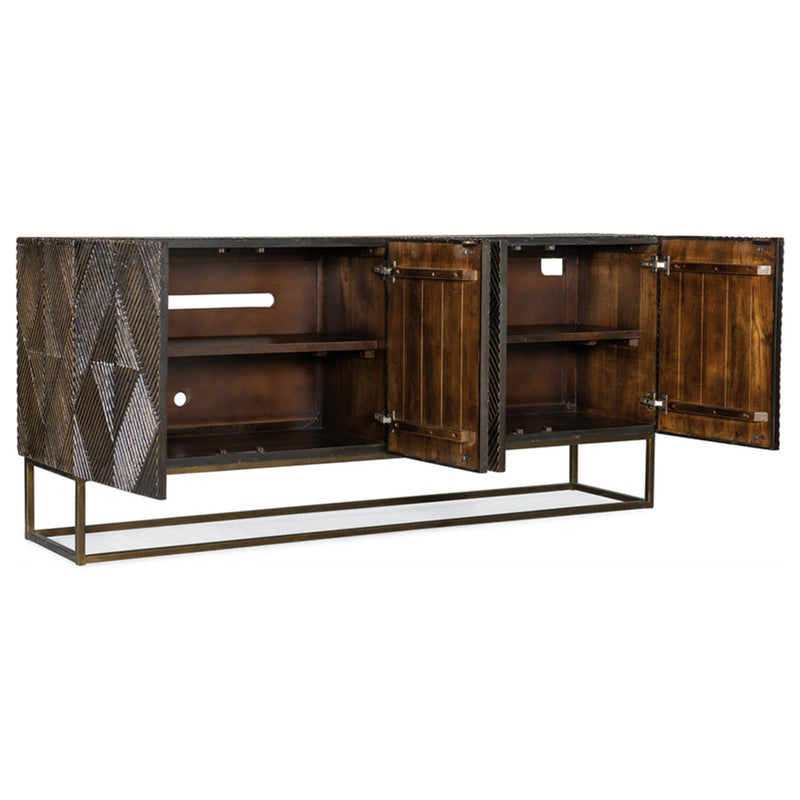 628-85123-89 Marcellus Four Door Cabinet - Nabco Furniture Center