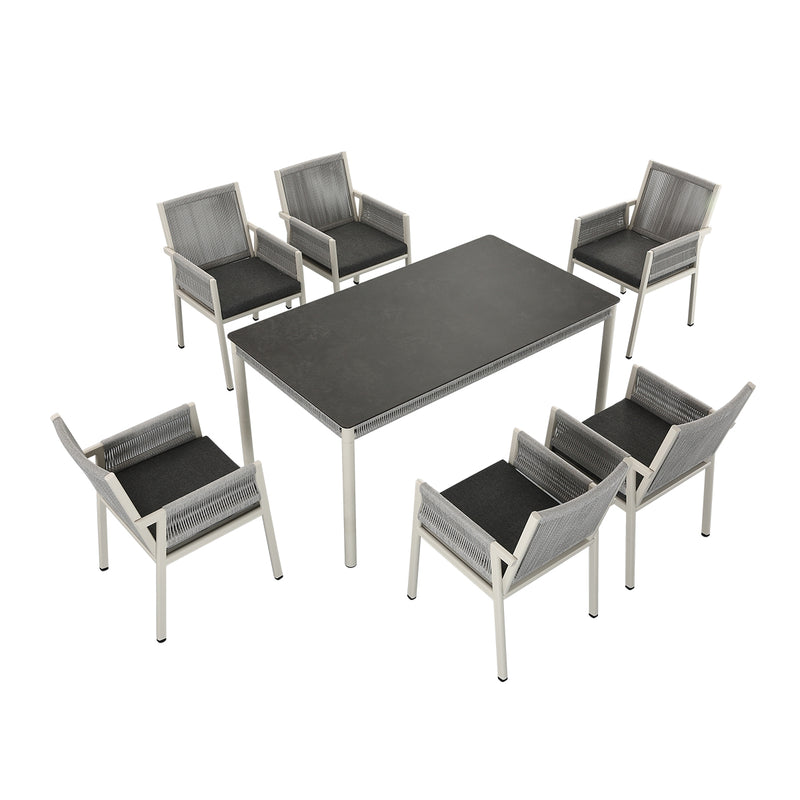 Gloria Outdoor Dining Set 6 Seater - Nabco Furniture Center