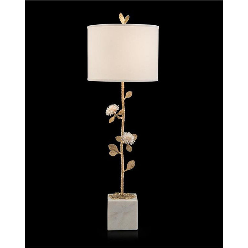 JRL-9859 Quartz Flower Table Lamp - Nabco Furniture Center