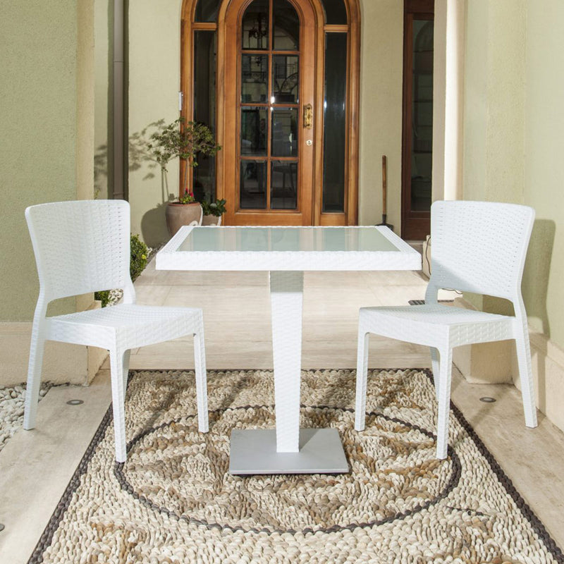 Antares Inglass Dining Outdoor Table Cream - Nabco