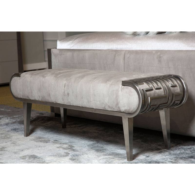 Roxbury Park Channel-Tufted Bench - Nabco Furniture Center