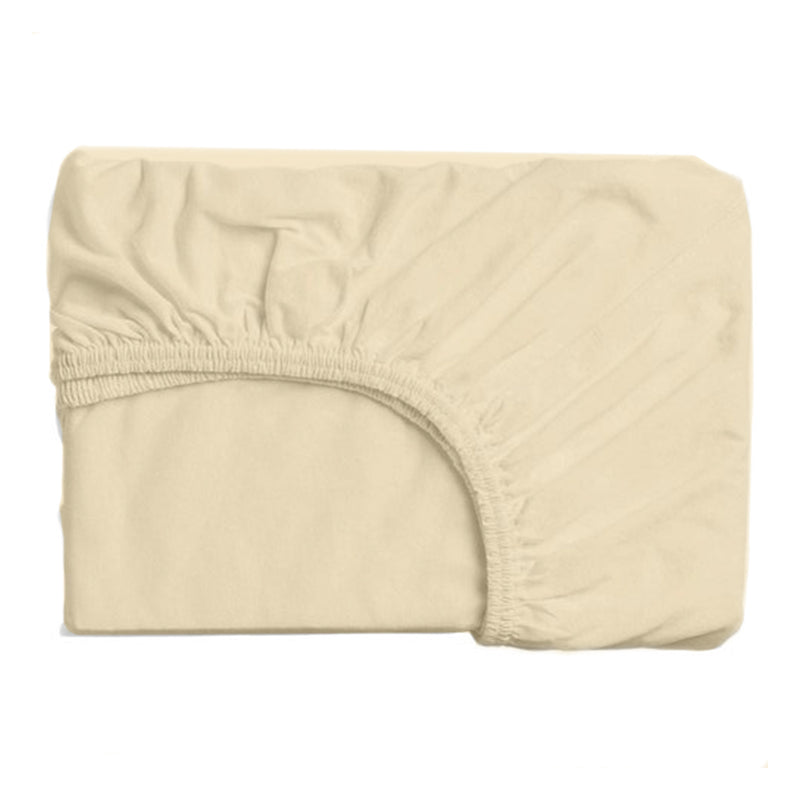 Fitted Sheet Beige 90x190 - Nabco
