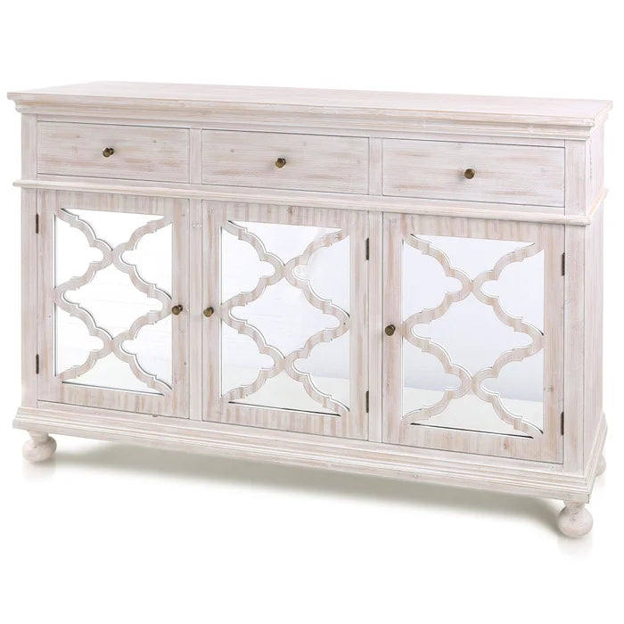 SF26122 White Washed Cabinet - Nabco Furniture Center