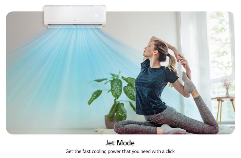 LG 2024 1.5 Ton Split AC with Rotary Compressor, Wifi