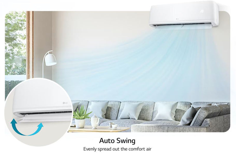 LG 2024 1.5 Ton Split AC with Rotary Compressor, Wifi