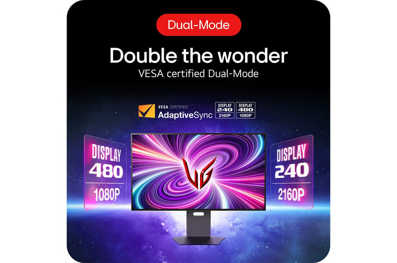 LG 32'' UltraGear™ Dual-Mode OLED gaming monitor, 2024