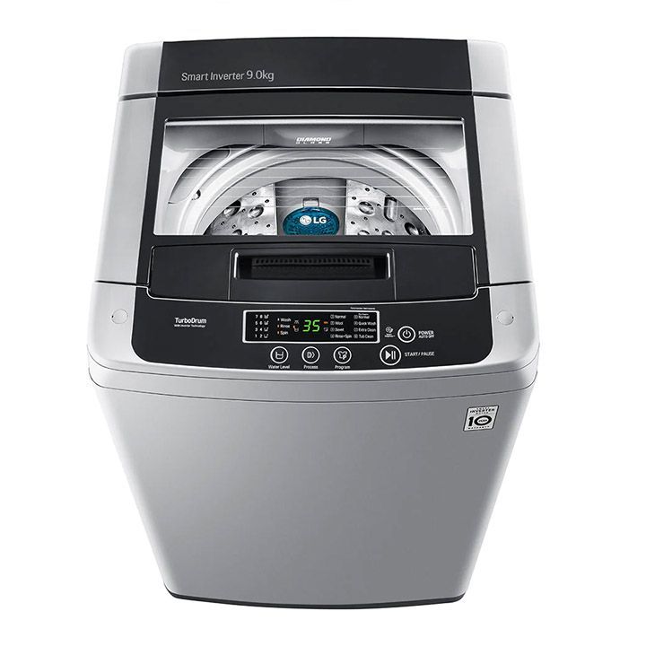 LG 9Kg Fully Automatic Top Loading Washing Machine - Silver | T9586NDKVH