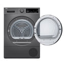 LG Heat Pump Dryer, 8kg Capacity, A++ - Dark Silver | RH80T2SP7RM