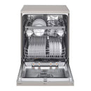 LG Dishwasher with 8 Programs + 14 Place Settings Platinum Silver | DFC435FP