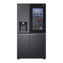 LG 674Ltr InstaView Side-by-Side Refrigerator - Matte Black | GR-X267CQEW