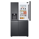 LG 674Ltr InstaView Side-by-Side Refrigerator - Matte Black | GR-X267CQEW