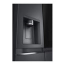 LG 674Ltr InstaView Side-by-Side Refrigerator - Matte Black | GR-X267CQEW
