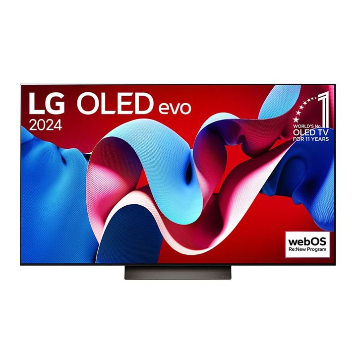 LG 55-inch OLED evo C4 4K Smart TV AI Magic remote Dolby Vision