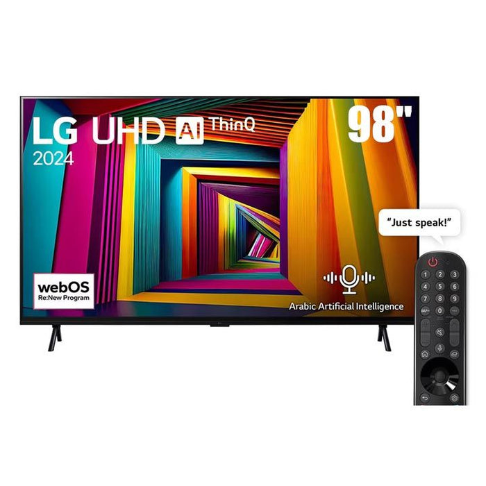 LG 98-Inch UHD 4K Smart TV Black 98UT90006LA Nabco Furniture