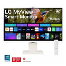 LG 32" 4K UHD IPS Smart Monitor with webOS and Built-in FHD Webcam | 32SR85U-W