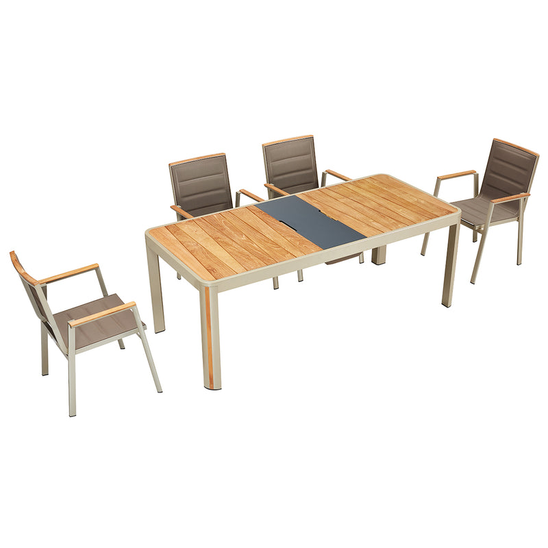 203110 Geneva Outdoor Dining Set 6 Seaters