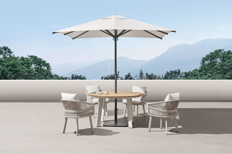 Aio Outdoor Round Dining Set (4 Seater)