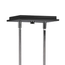 Quadrangle 4 Light Pendant Sand Black