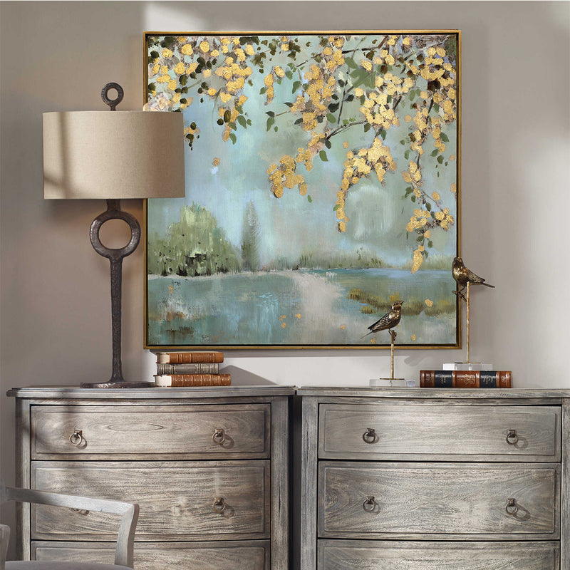 35329 Peaceful Hand Painted Canvas Painting