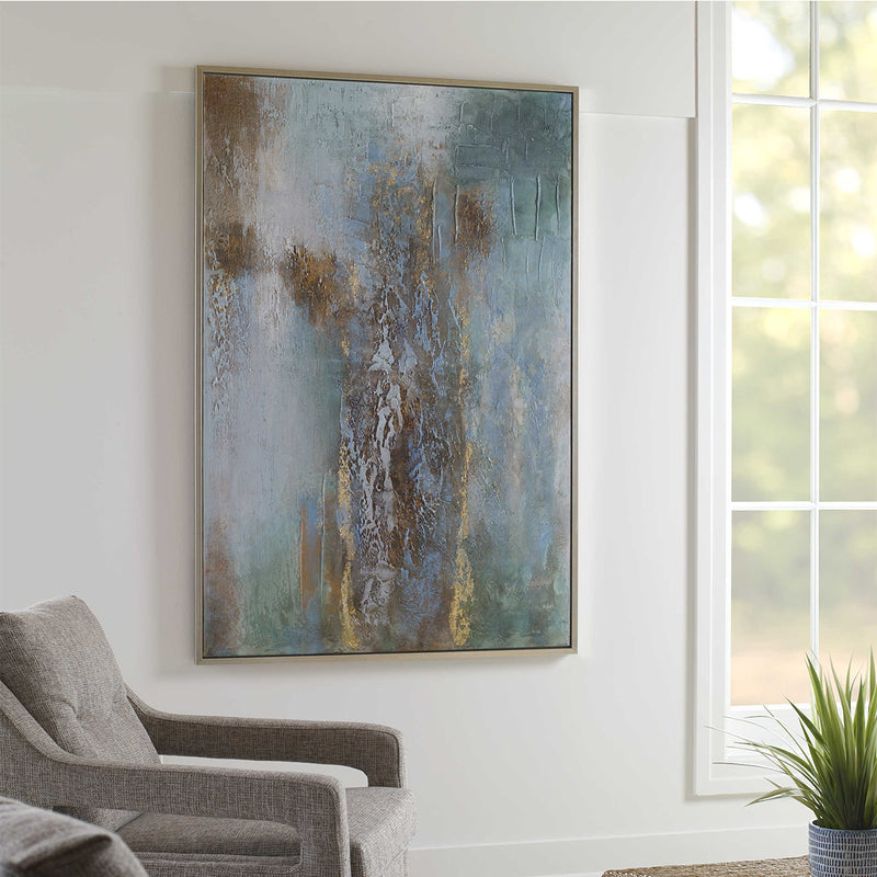 41432 Rendezvous Hand Painted Canvas Painting