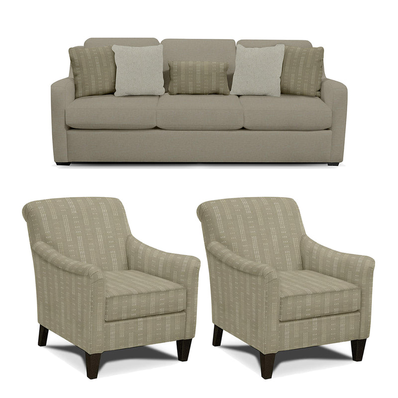 4655-2554 Sofa Set (3+1+1)