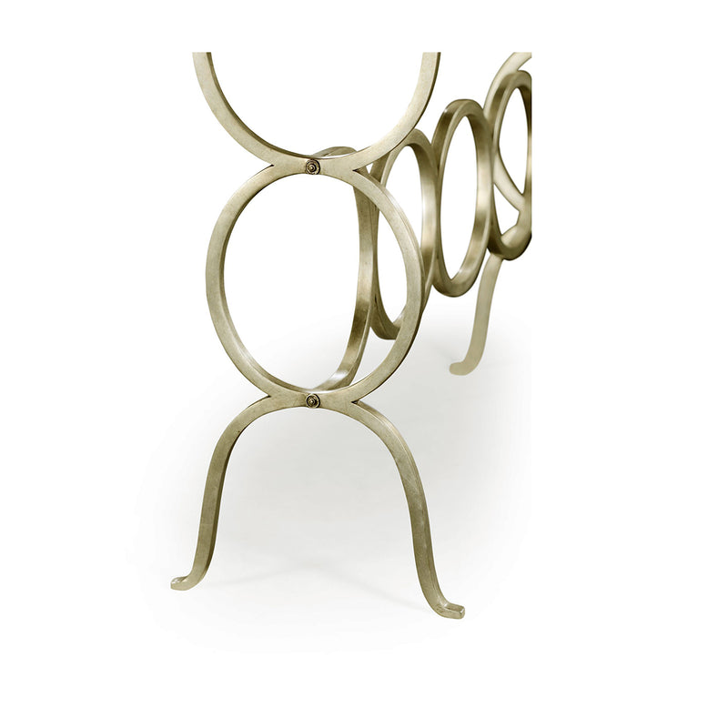 Console Table Circles - Silver