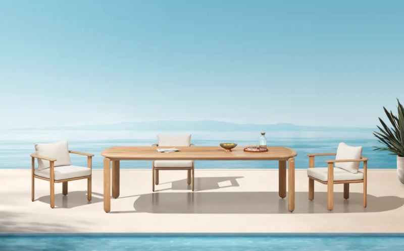 Pallisad Outdoor Dining Set (6 Seater)