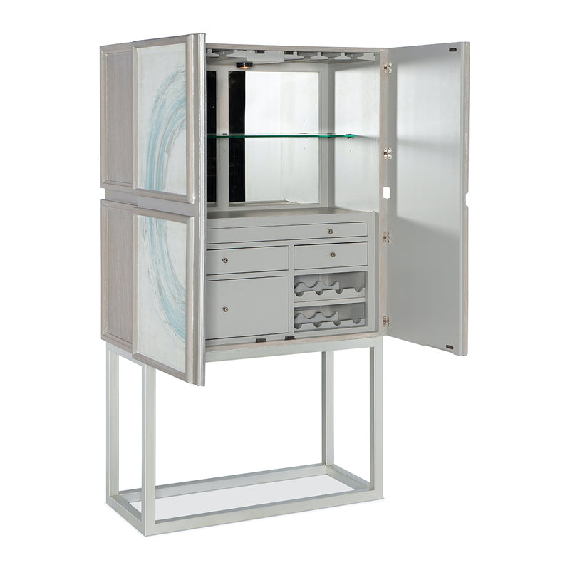 628-50607-90 Melange Kandin Bar Cabinet