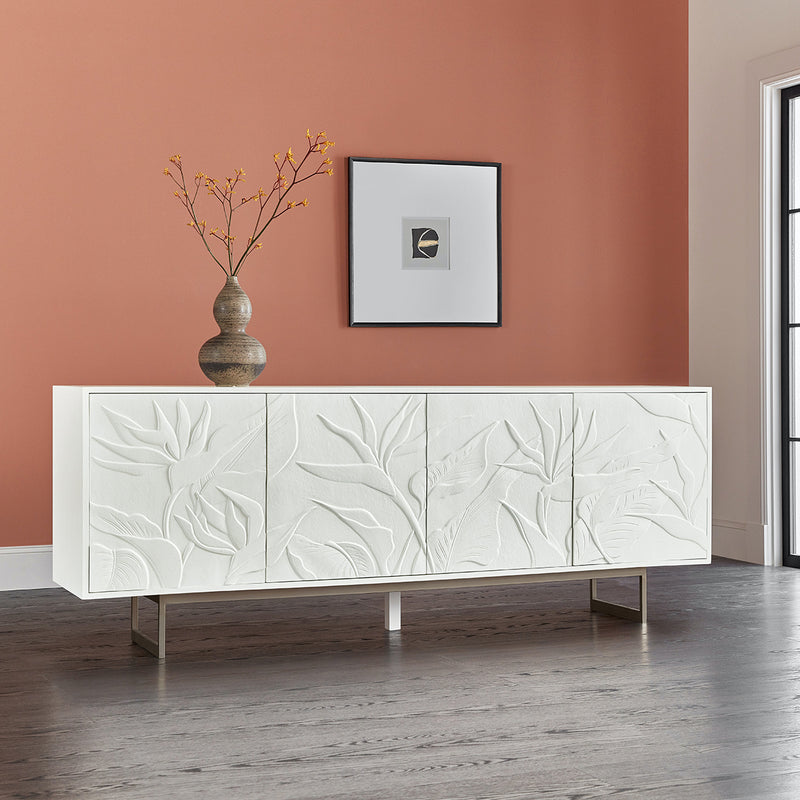 628-85631-02 Melange Passerine Four Door Sideboard