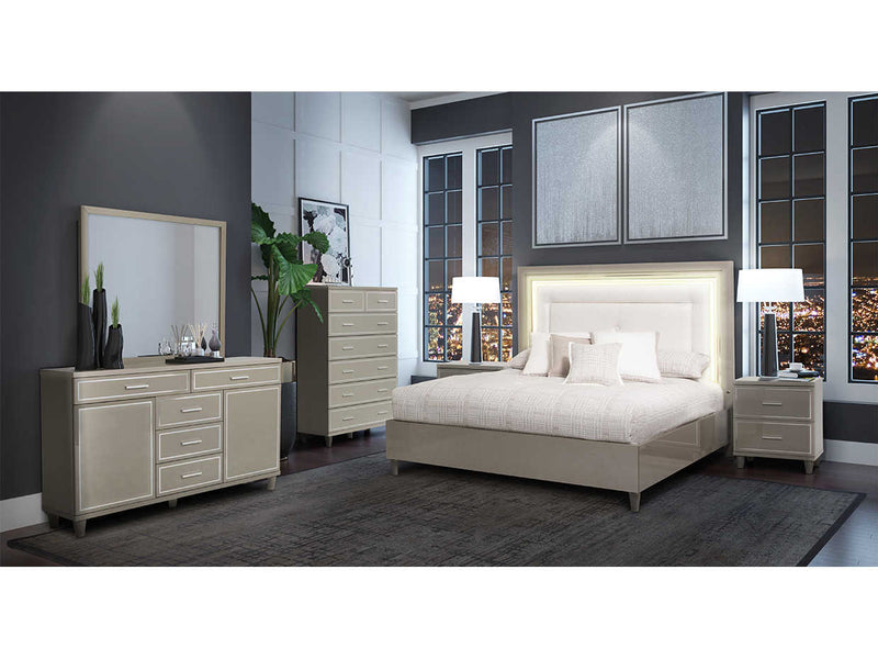 Urban Place Dove Grey Accent Chest of Drawer