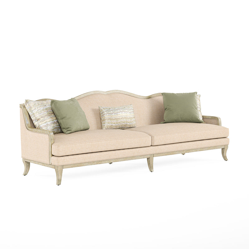 754521-5227AA Assemblage Green 4 Seaters Sofa