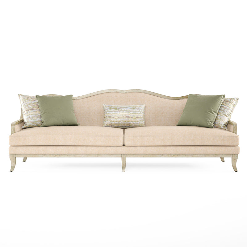 754521-5227AA Assemblage Green 4 Seaters Sofa