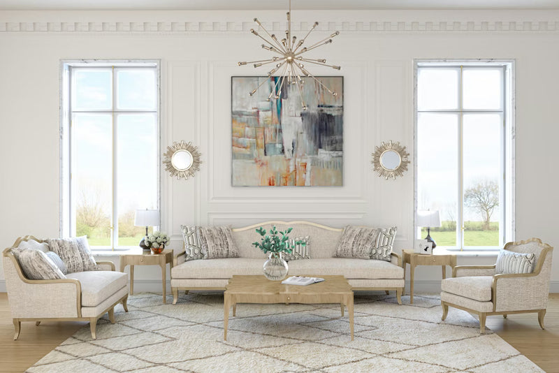 Assemblage Quartz Modern Sofa Set