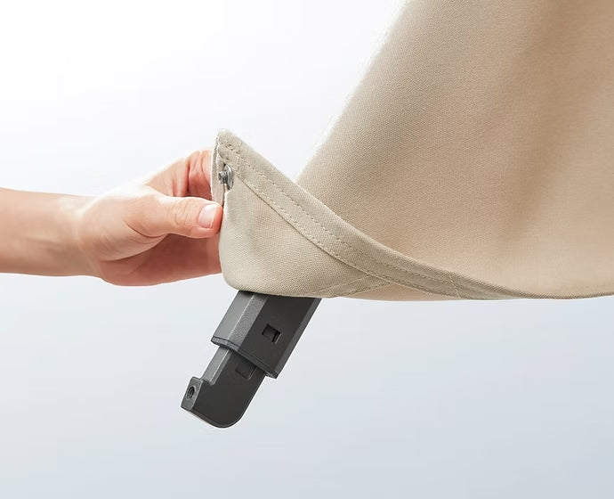 ﻿900111 Levia Umbrella - Outdoor SunShade Offset with Cross Base