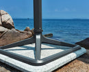 ﻿900111 Levia Umbrella - Outdoor SunShade Offset with Cross Base
