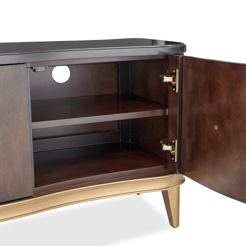 Camellia Field Warm Pecan TV Cabinet