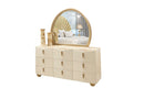 Fantosini Creamy Pearl Dresser and Mirror