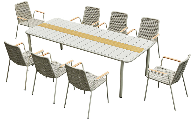Bloom Outdoor Dining Set (8 Seater)
