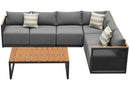 Haven Outdoor Sofa Set (Sectional + Coffee Table)