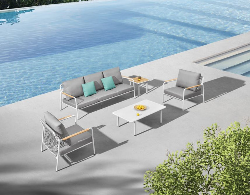 Patio Outdoor Sofa Set (3+1+1+CT+ET)