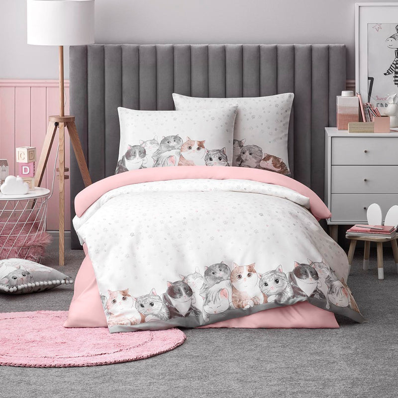 Bed linen for kids KITTY (Set of 4)