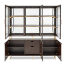 Belmont Place Vitrine - Espresso