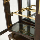 Belmont Place Vitrine - Espresso