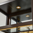 Belmont Place Vitrine - Espresso