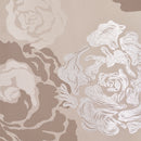 Camellia Field Velvet Matching Chair - Warm Pecan