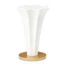 La Terrazza Chairside Table - Creamy Pearl