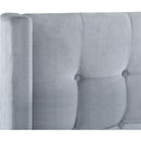 ACH Bedroom King Modern Wing Bed in Dove DS-D399-291-2