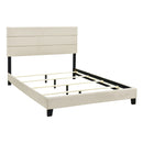ACH Bedroom King One Box Slat Bed in Linen DS-D443-291-2