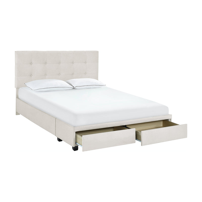 ACH Bedroom King Storage Bed in Fog D403-296-1